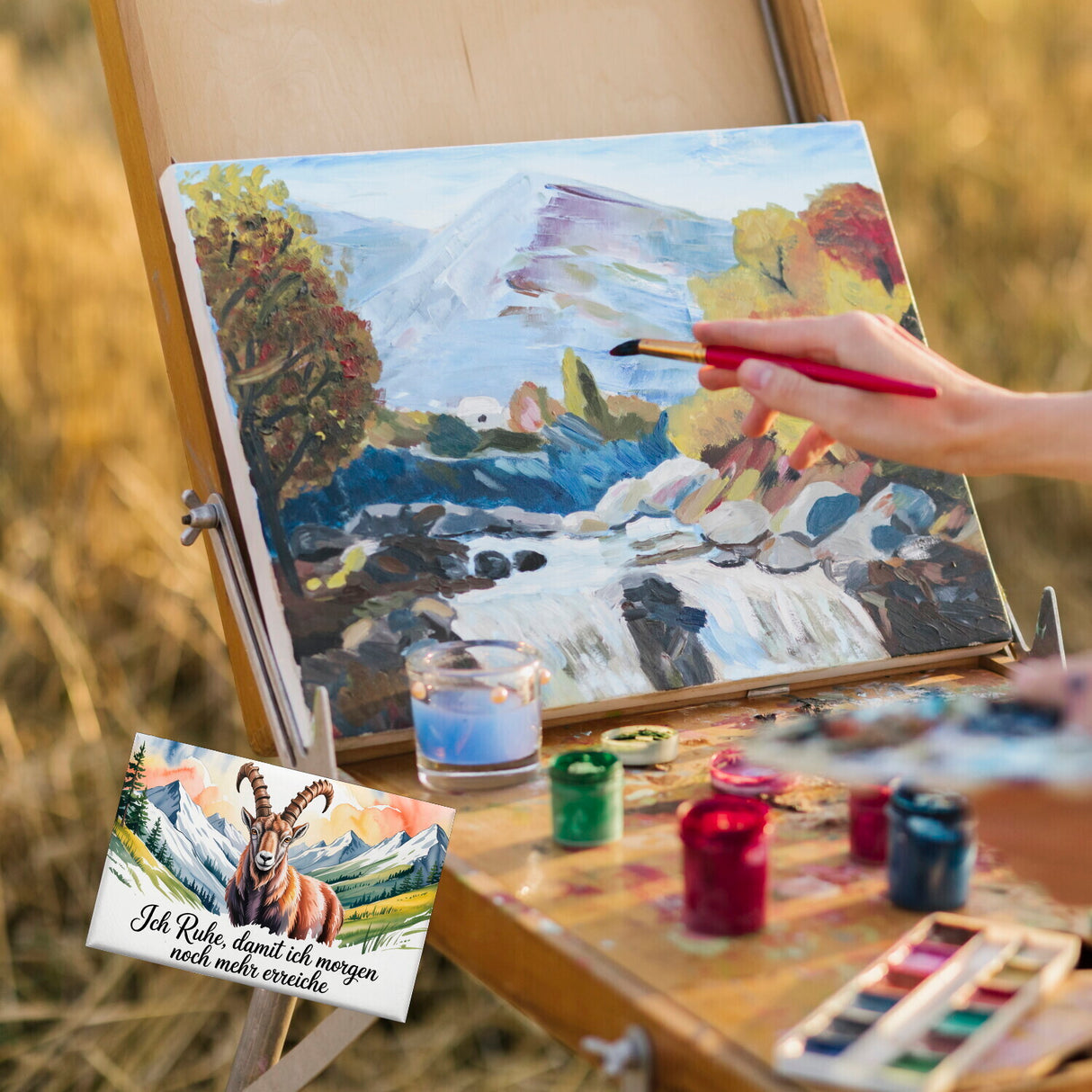 Alpensteinbock Zitat Souvenir Souvenir Magnet