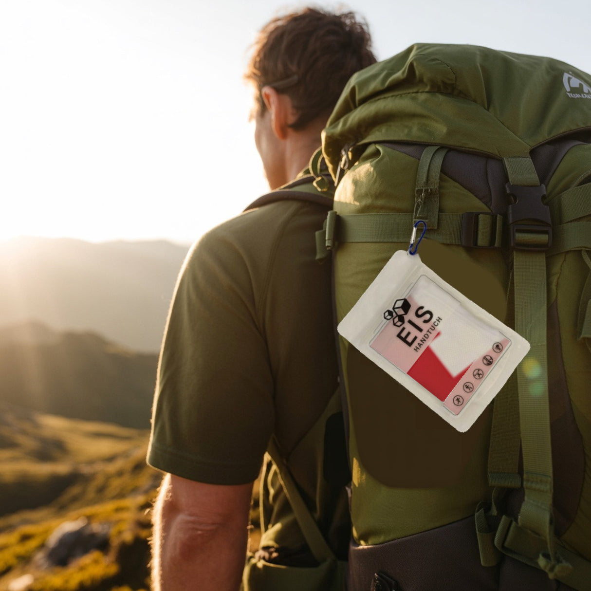 Stuttgart Eishandtuch mit rotem Brustring