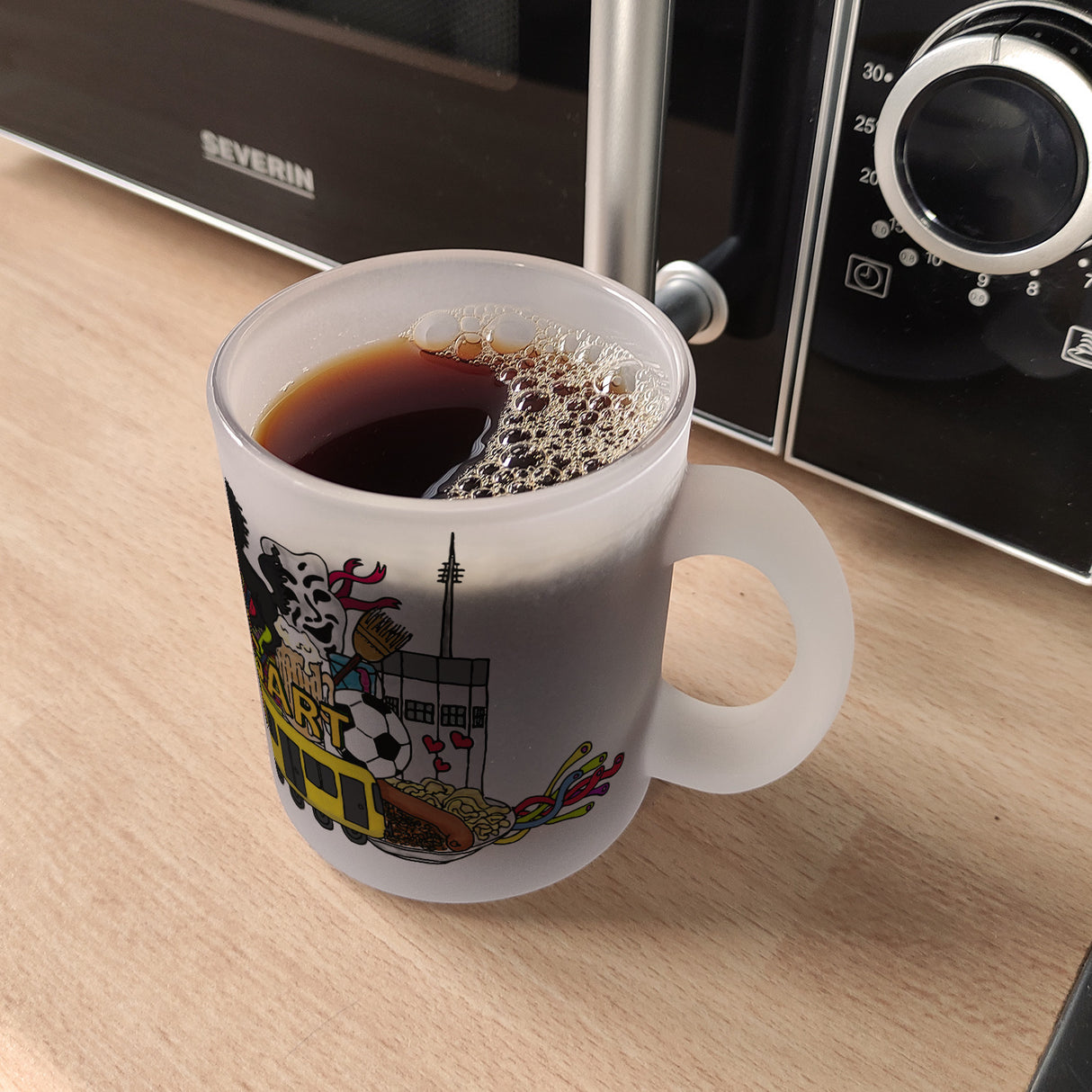 Wimmelgrafik Stuttgart Kaffeebecher