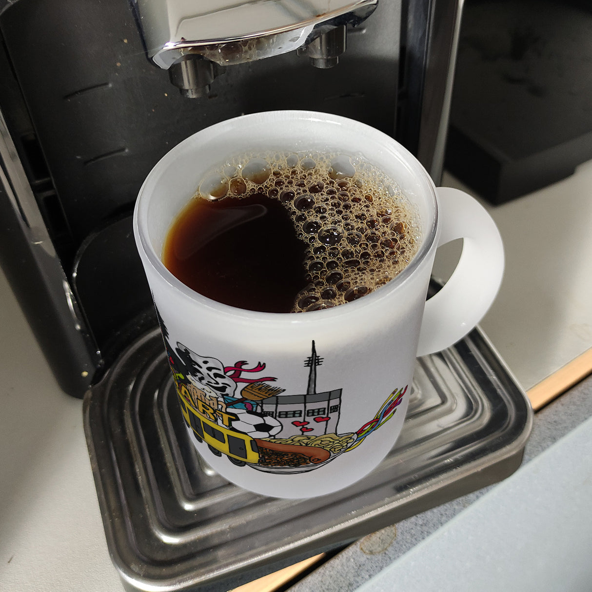 Wimmelgrafik Stuttgart Kaffeebecher