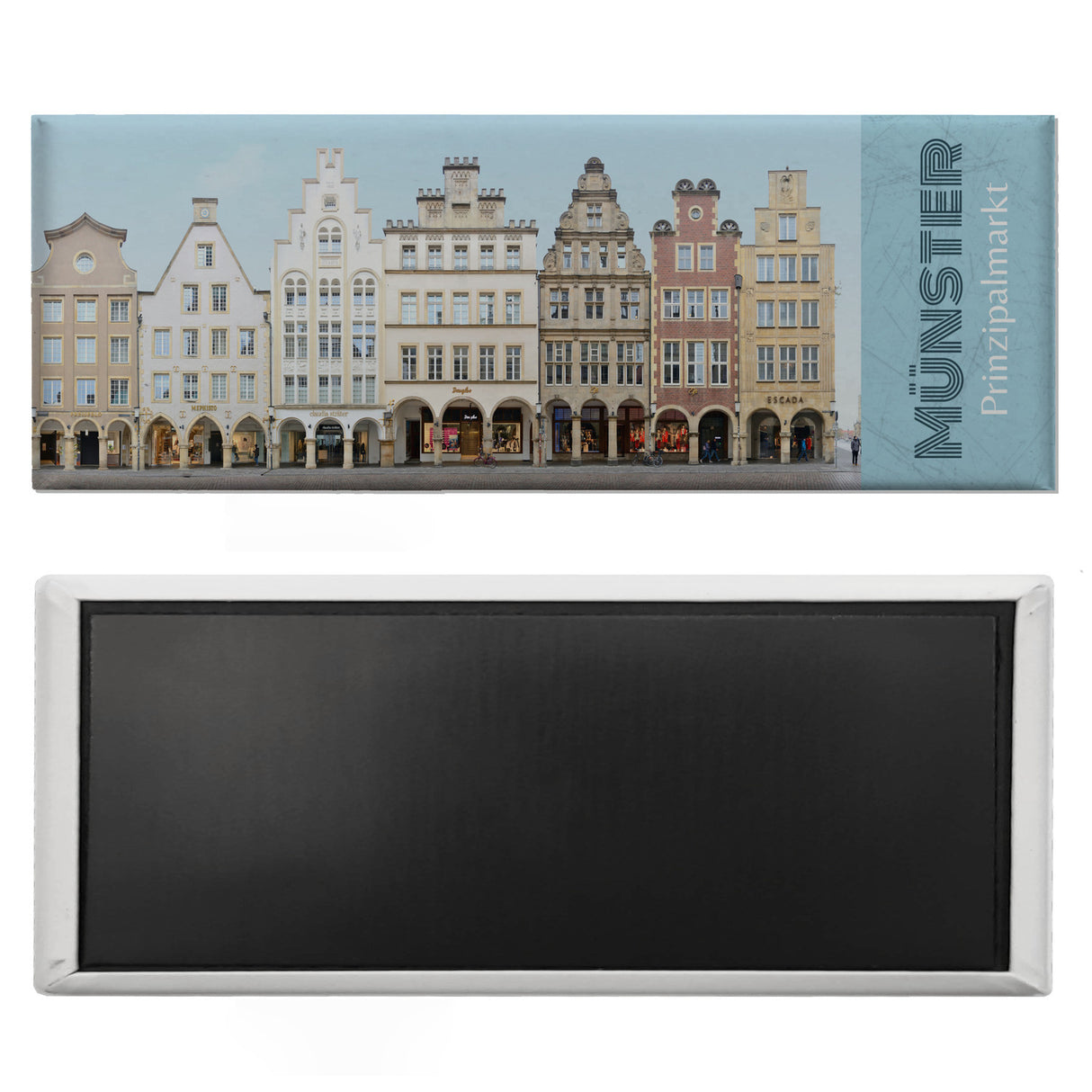 streetline Münster Prinzipalmarkt Panorama Souvenir Magnet