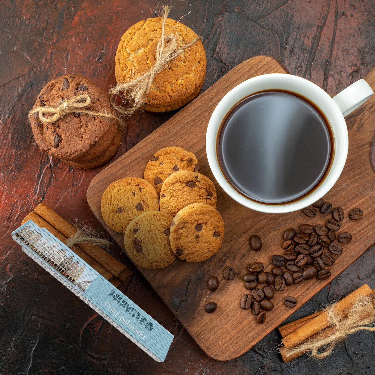 streetline Münster Prinzipalmarkt Meterstab aus Holz