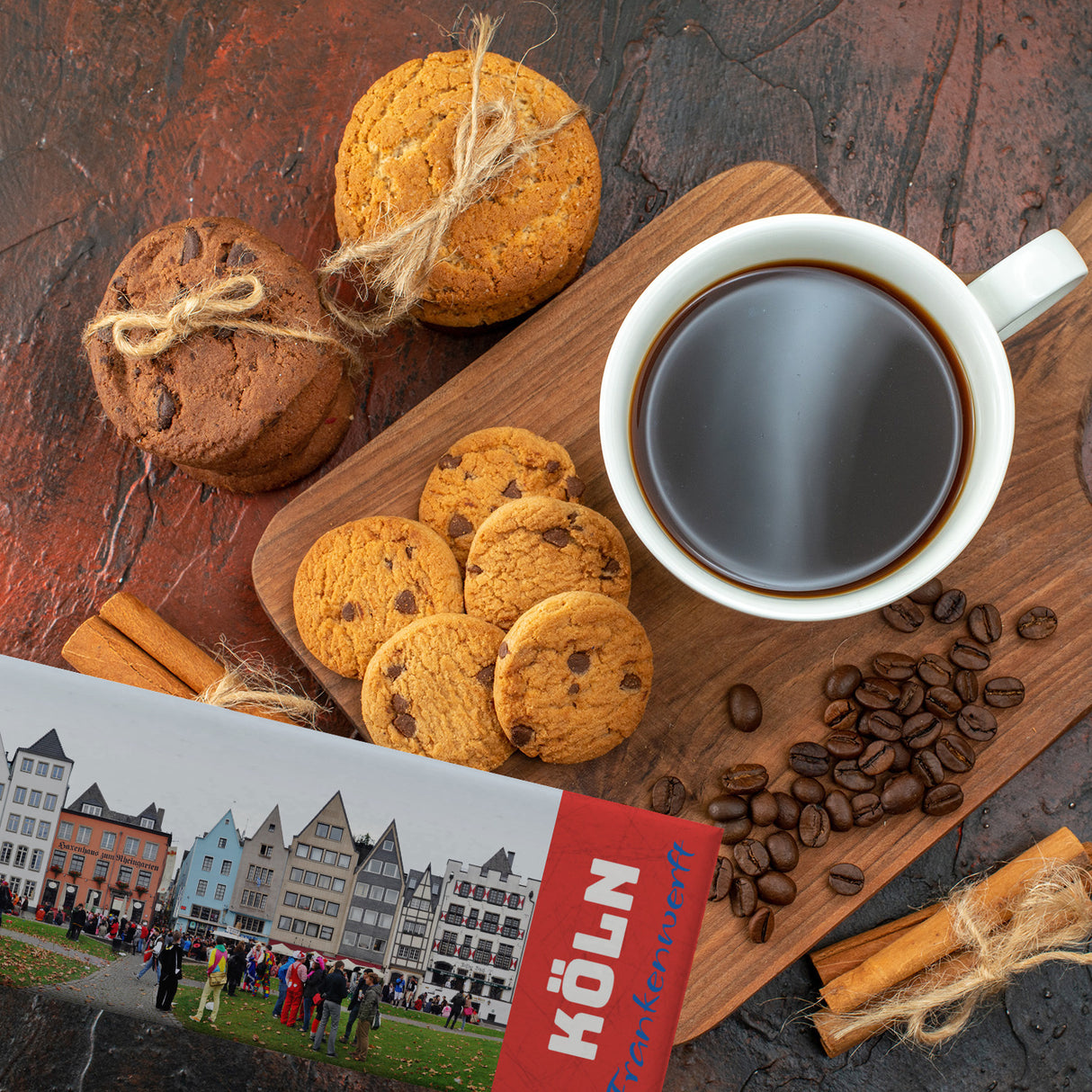 streetline Köln Frankenwerft Panorama Souvenir Magnet