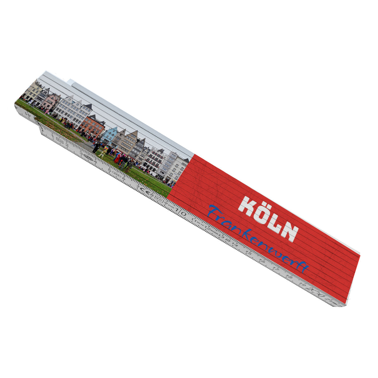 streetline Köln Frankenwerft Meterstab aus Holz