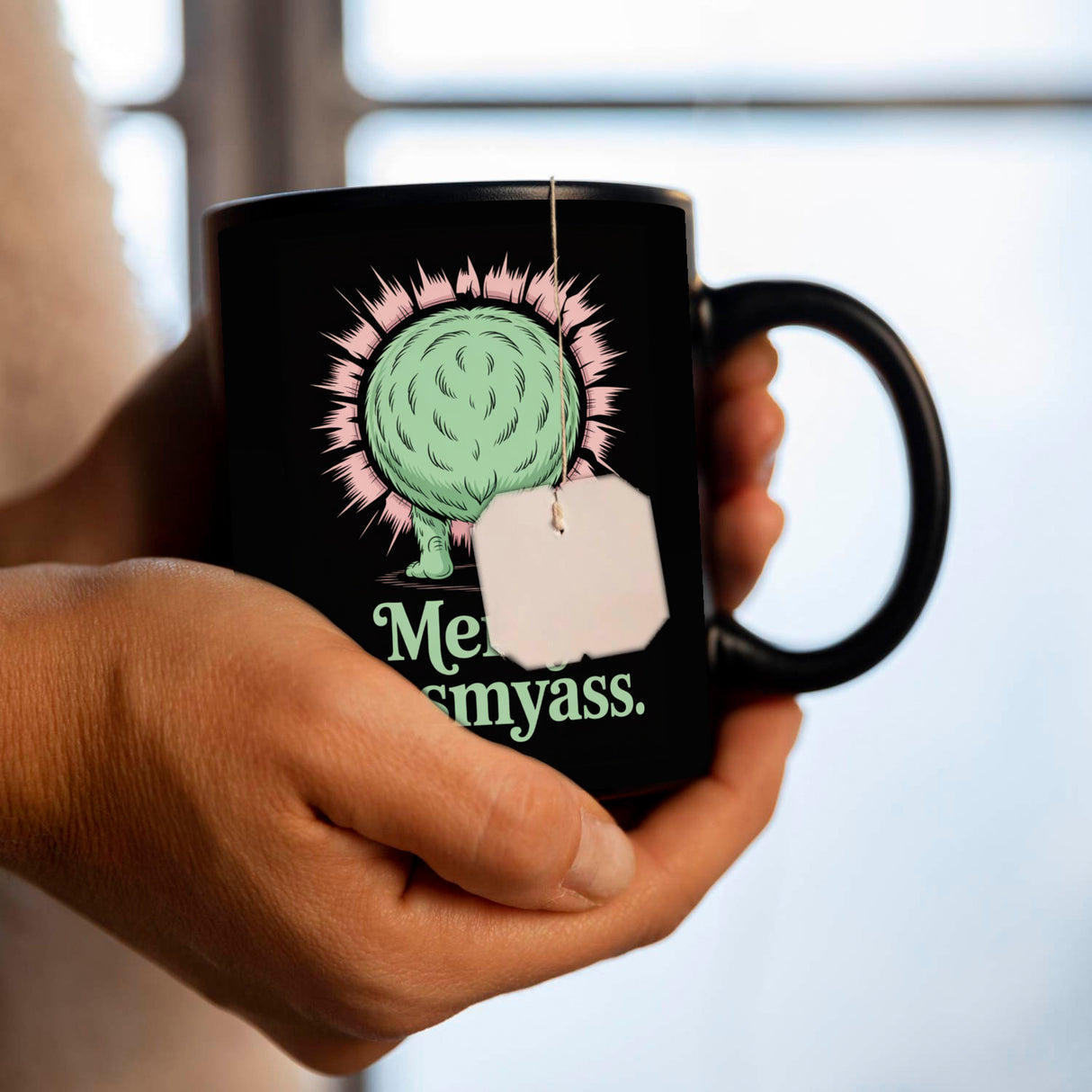 Hinterteil Weihnachtsmuffel Merry Kissmyass Tasse Weihnachten