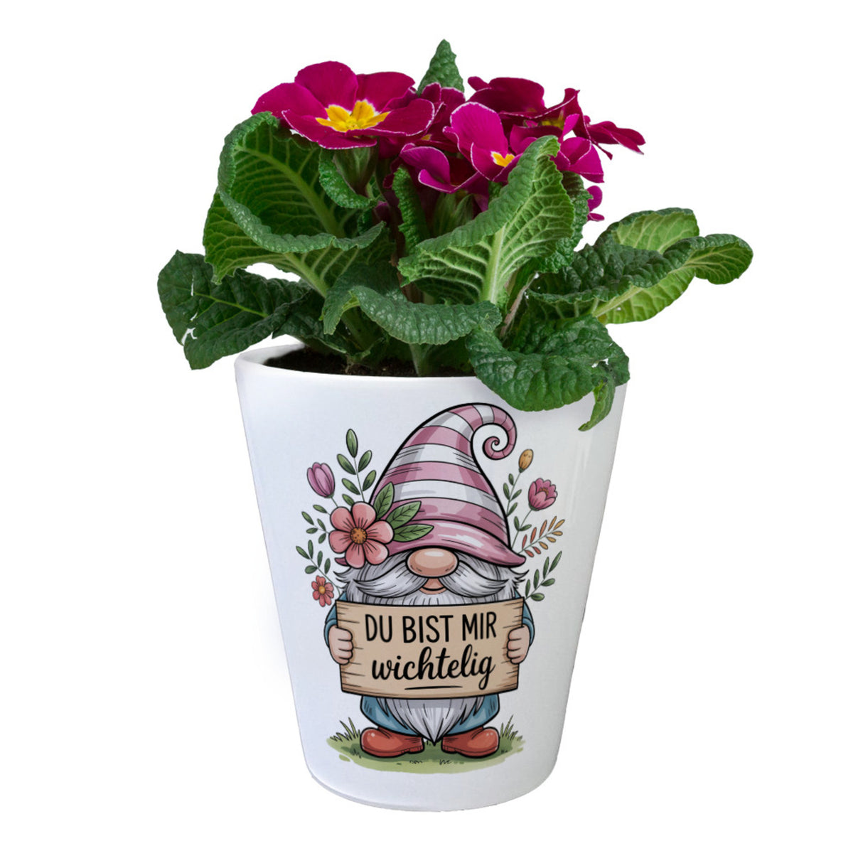 Du bist mir wichtelig Blumentopf für Pflanzenfreunde und Wichtelfans