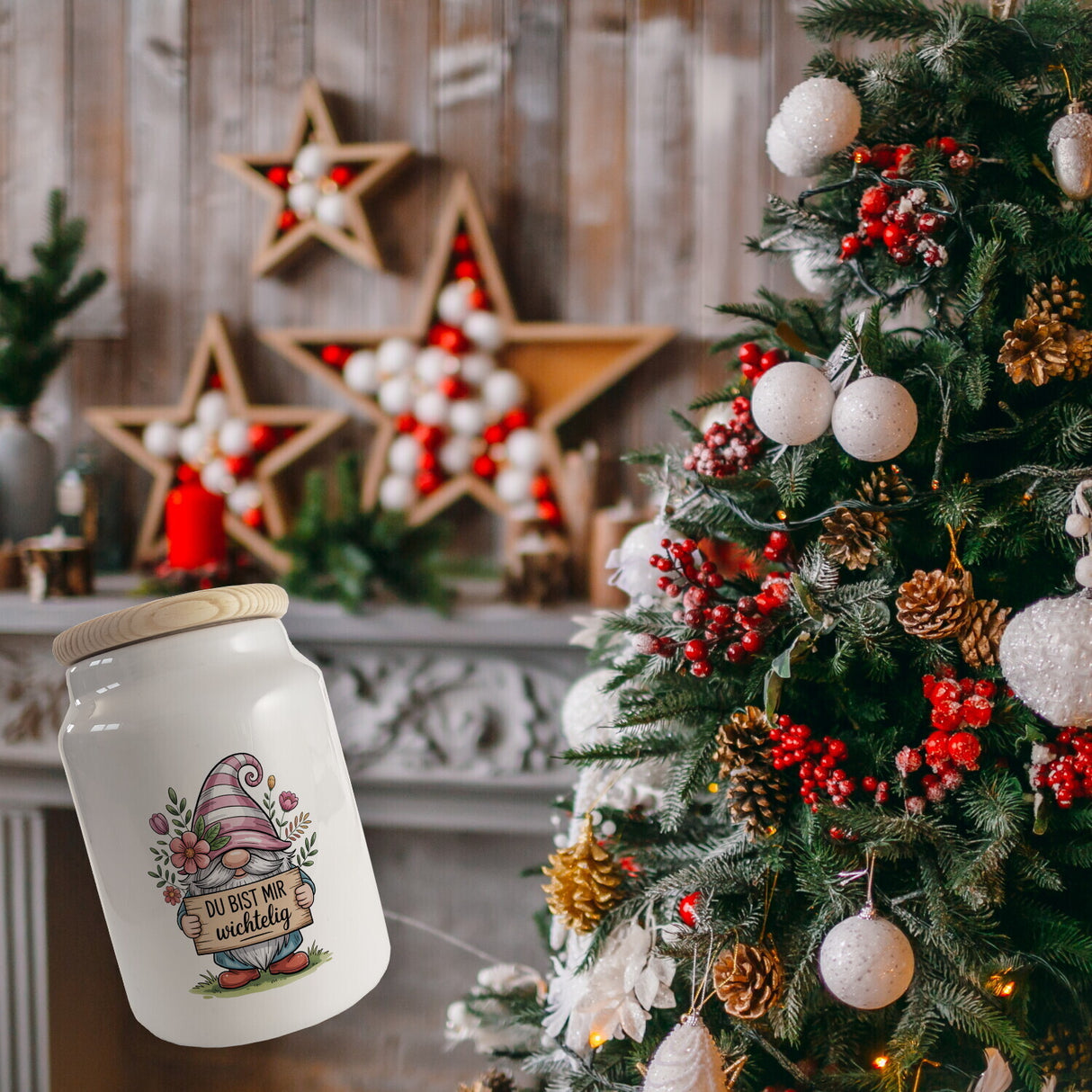 Du bist mir wichtelig Keksdose für Pflanzenfreunde und Wichtelfans