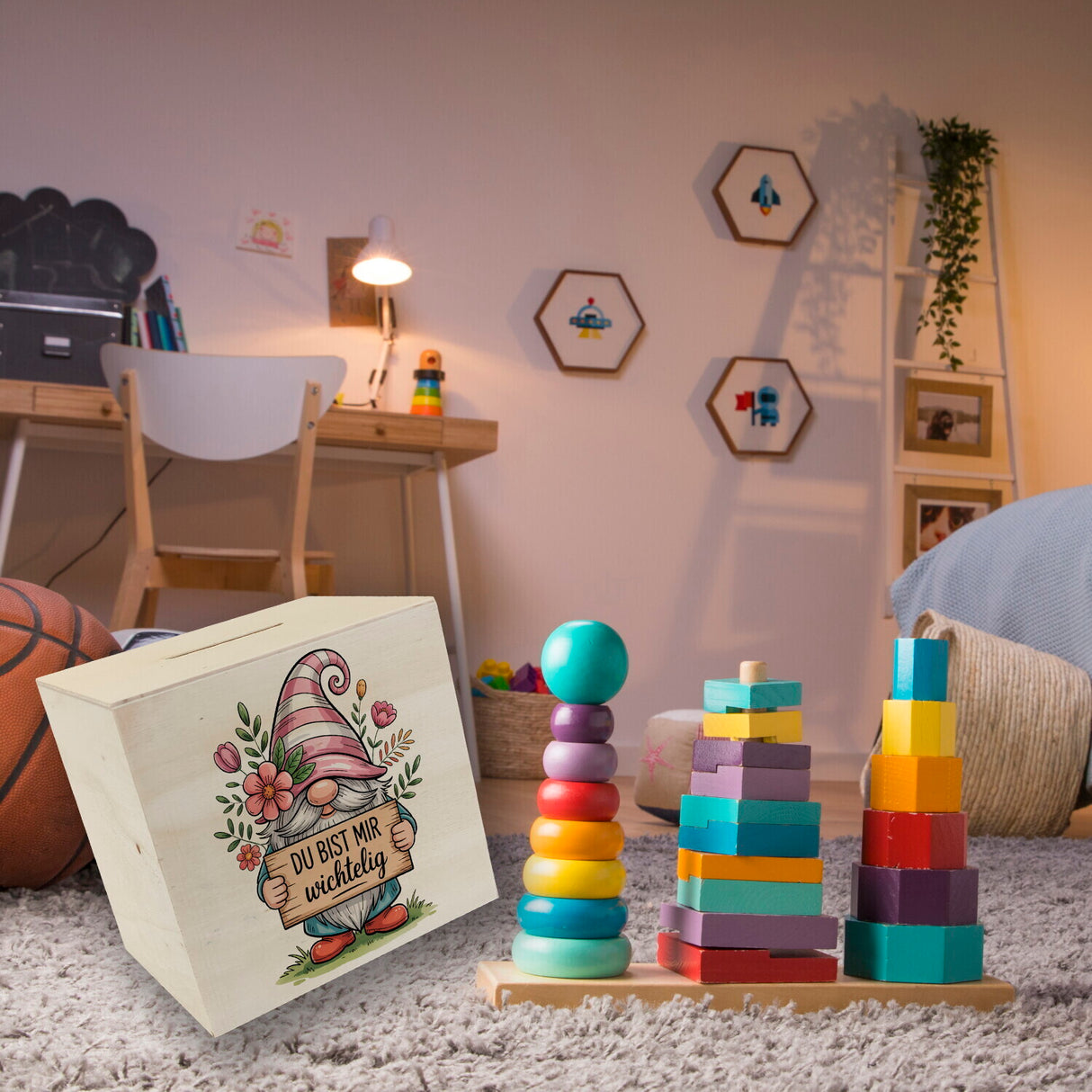 Du bist mir wichtelig Spardose für Pflanzenfreunde und Wichtelfans