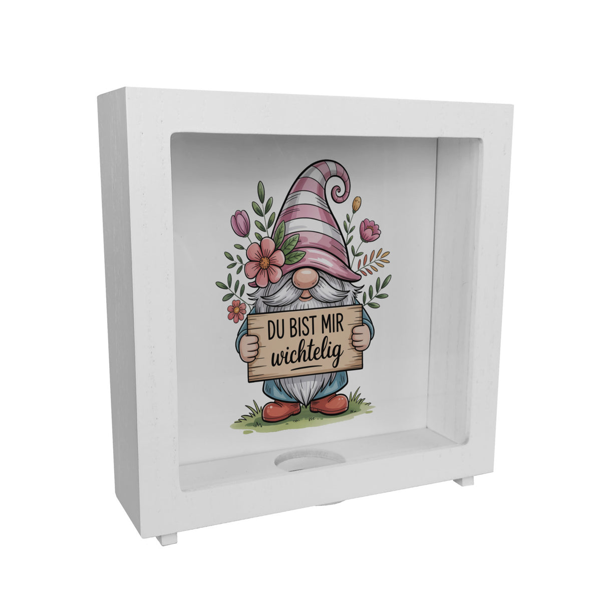 Du bist mir wichtelig Spardose für Pflanzenfreunde und Wichtelfans