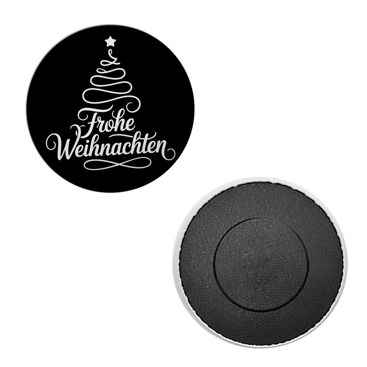 Minimalistischer Weihnachtsbaum Frohe Weihnachten Magnet