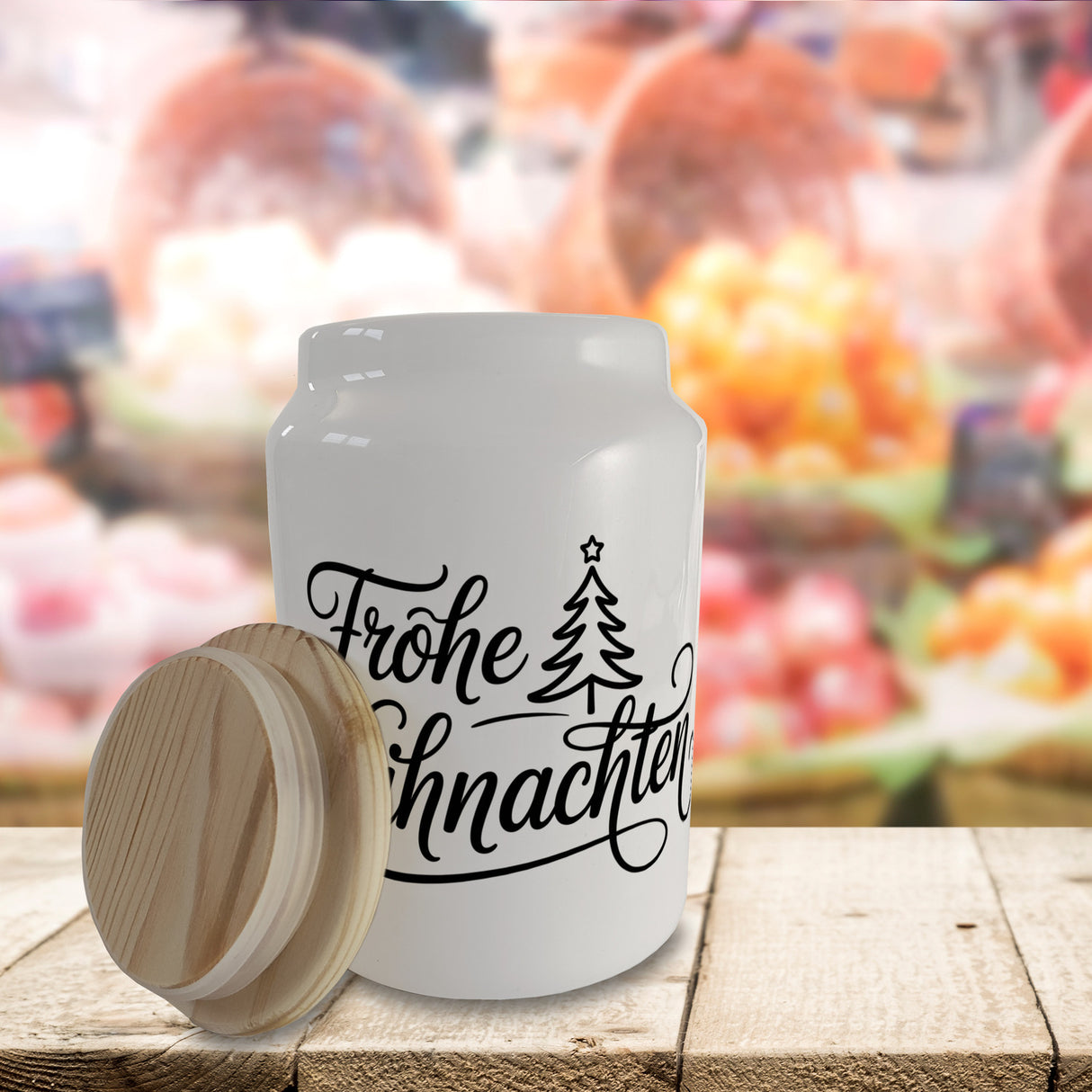 Weihnachtsbaum Keksdose frohe Weihnachten