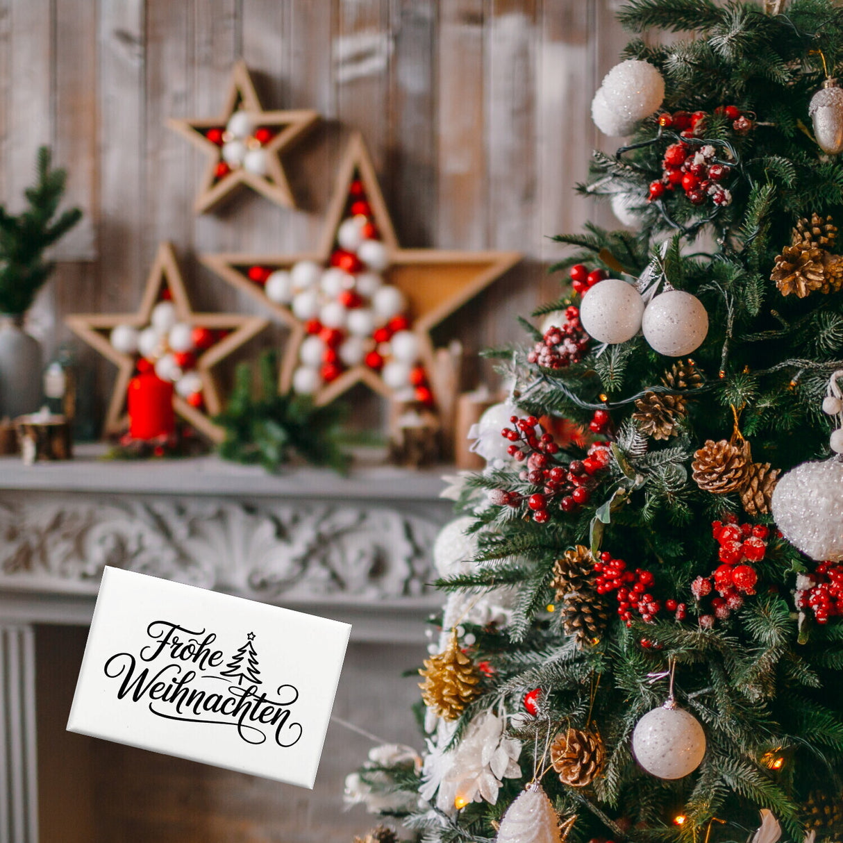 Weihnachtsbaum Souvenir Magnet frohe Weihnachten