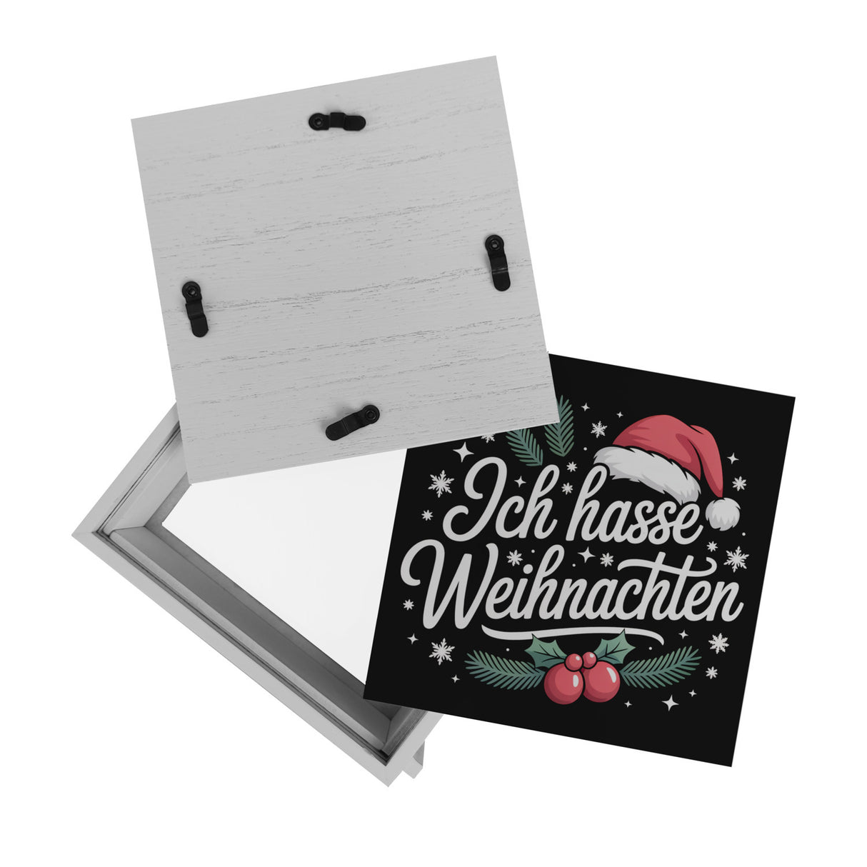 Ich hasse Weihnachten Spardose mit Weihnachtsmannhut