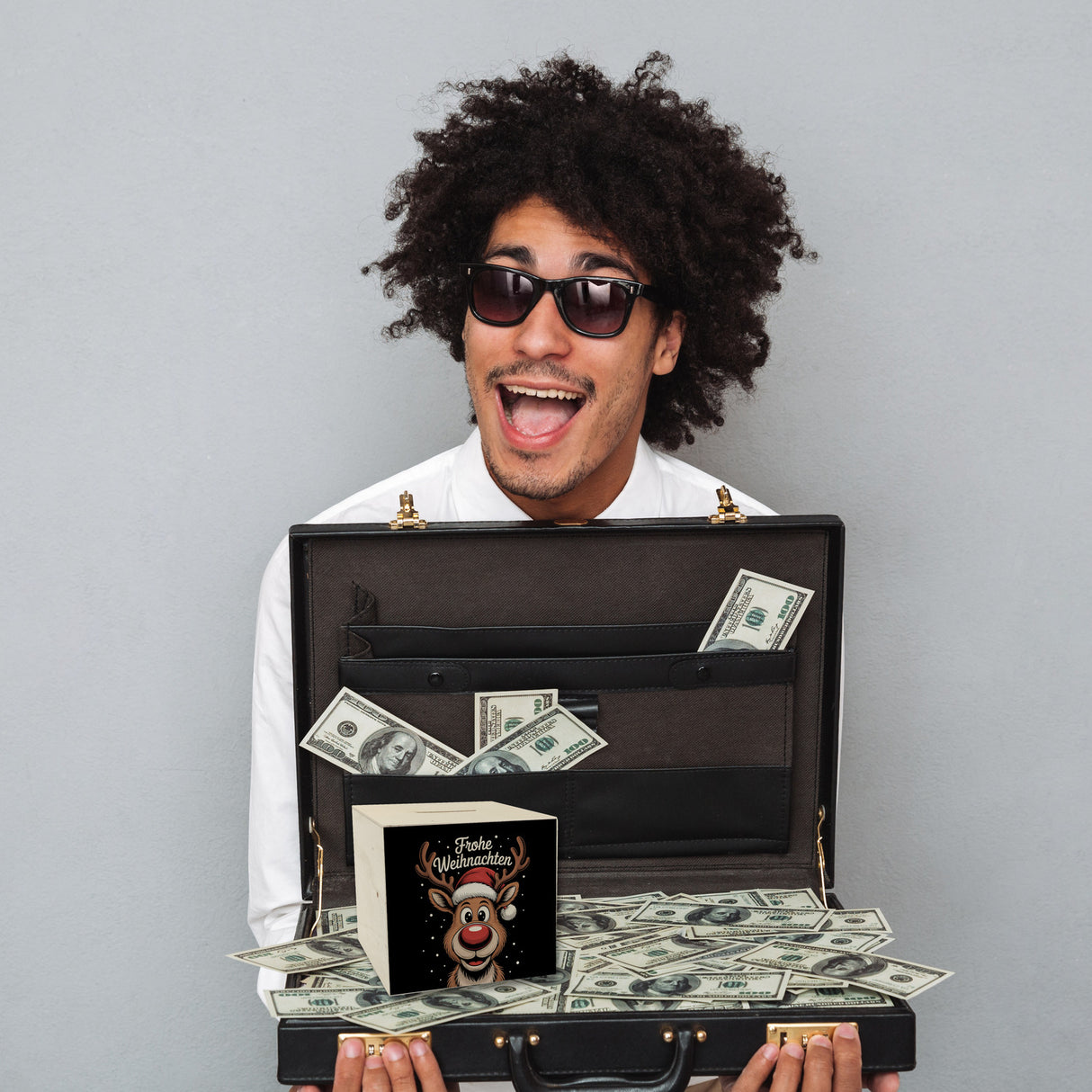 Rentier Frohe Weihnachten Spardose für Weihnachten