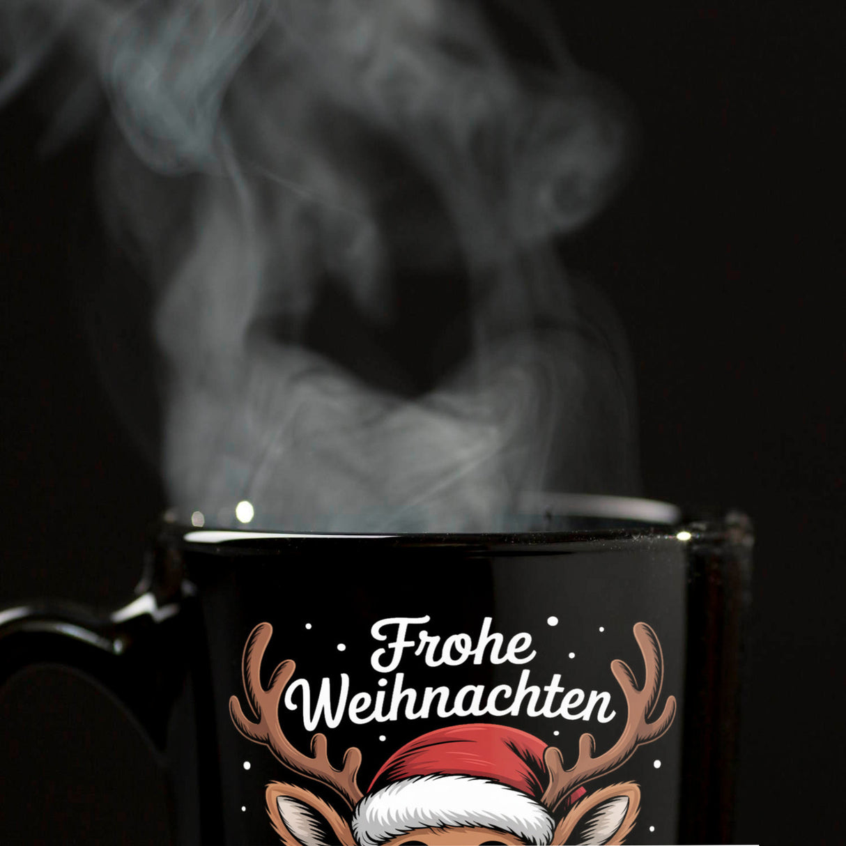 Rentier Nase Frohe Weihnachten Souvenir Kaffeebecher