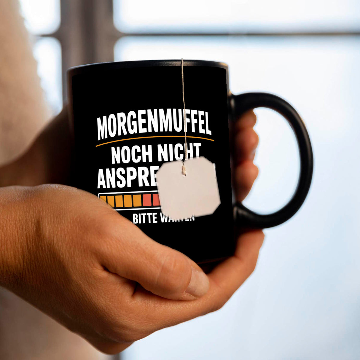 Morgenmuffel noch nicht ansprechbar! Kaffeebecher