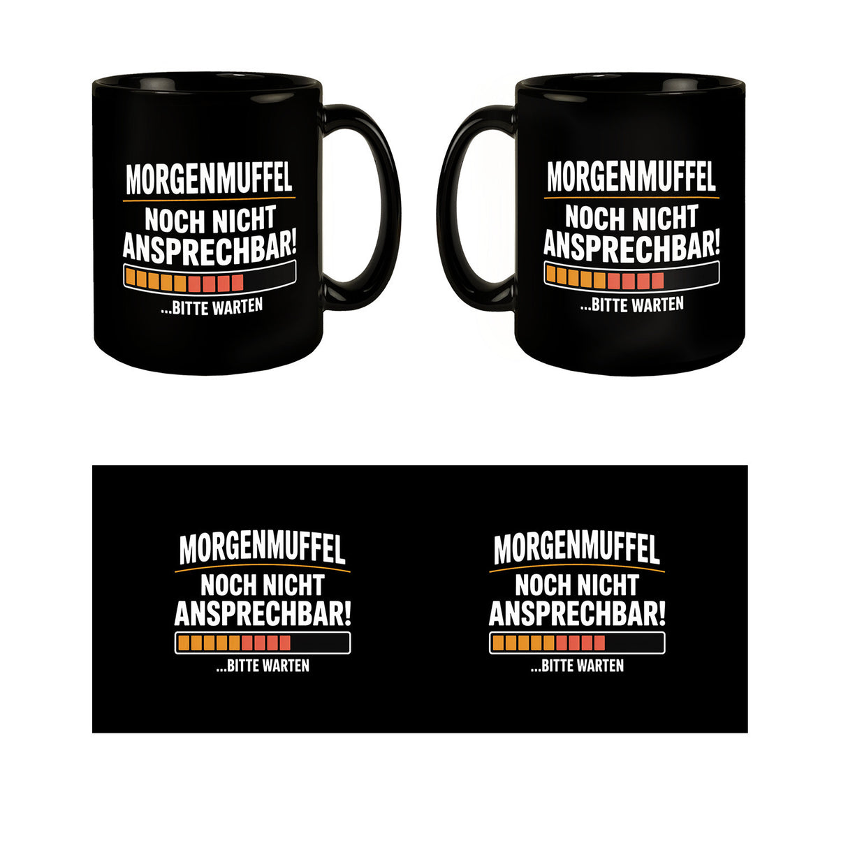 Morgenmuffel noch nicht ansprechbar! Kaffeebecher