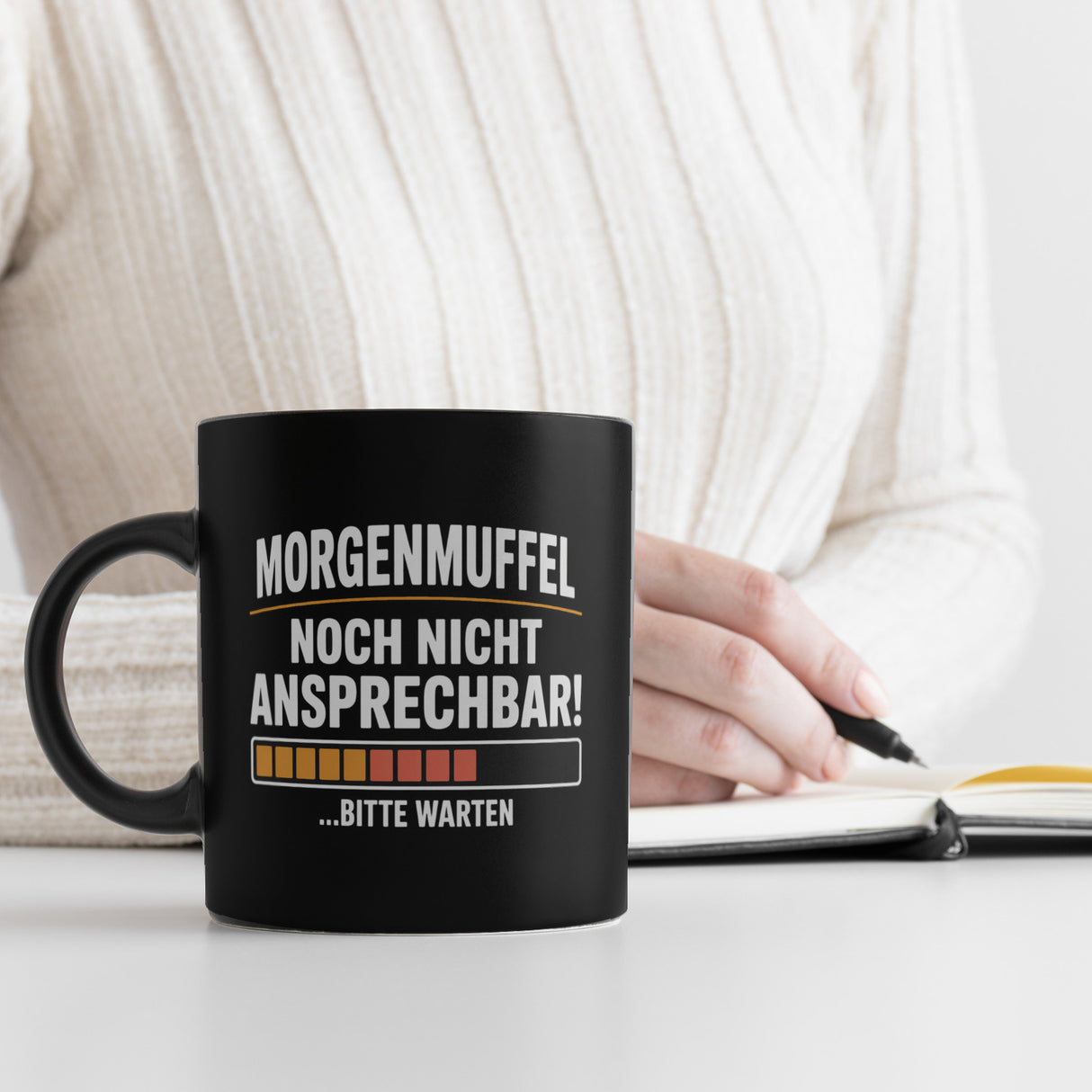 Morgenmuffel noch nicht ansprechbar! Kaffeebecher