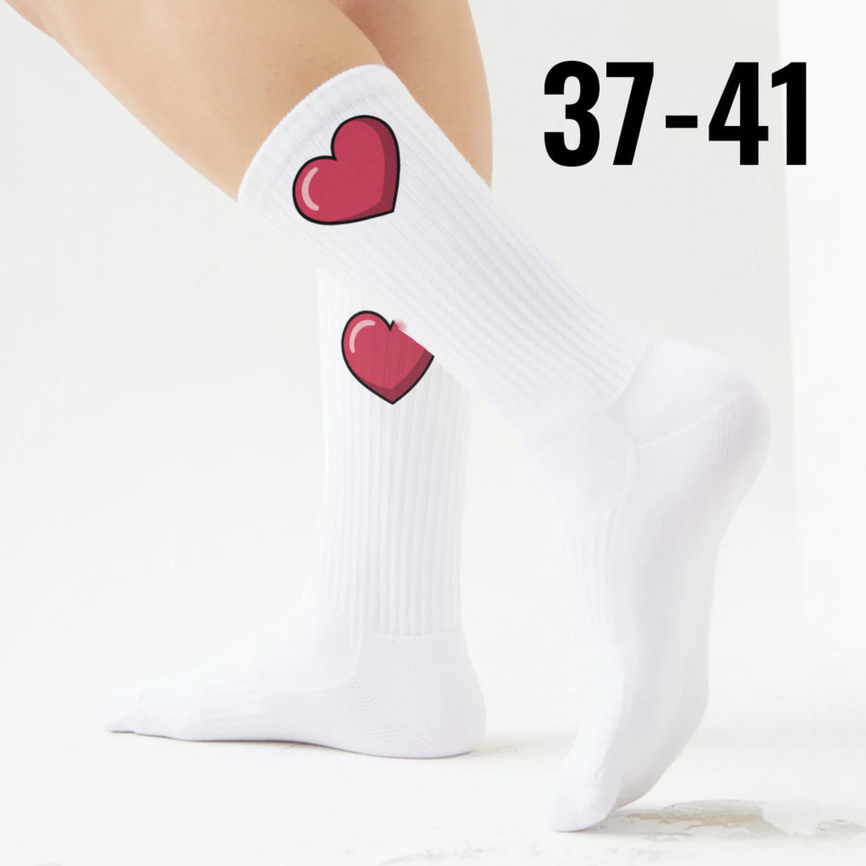 epicsocks Herzensmensch Rotes Herz Socken in 37-41 im Paar