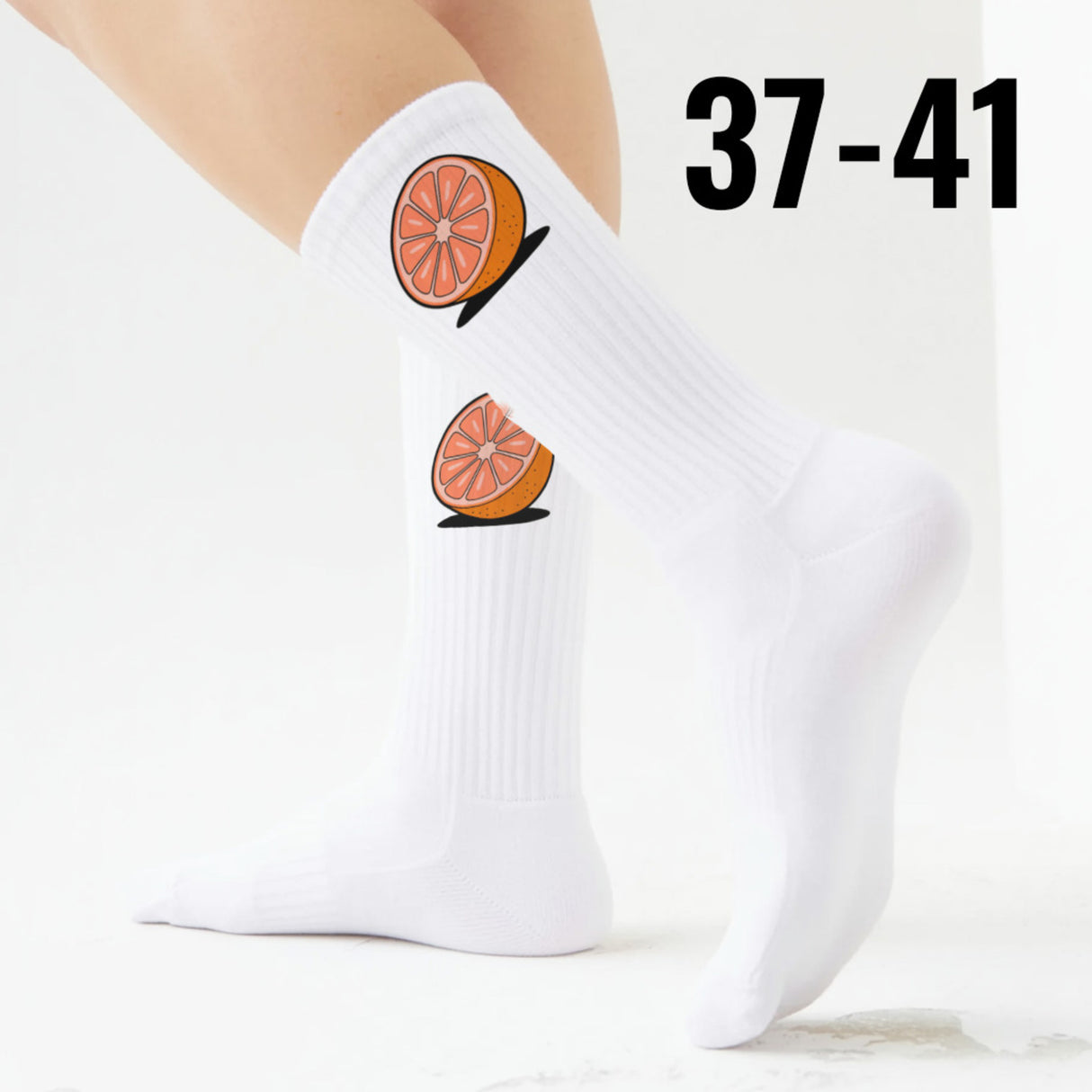 epicsocks Citrus Splash Mandarine Socken in 37-41 im Paar