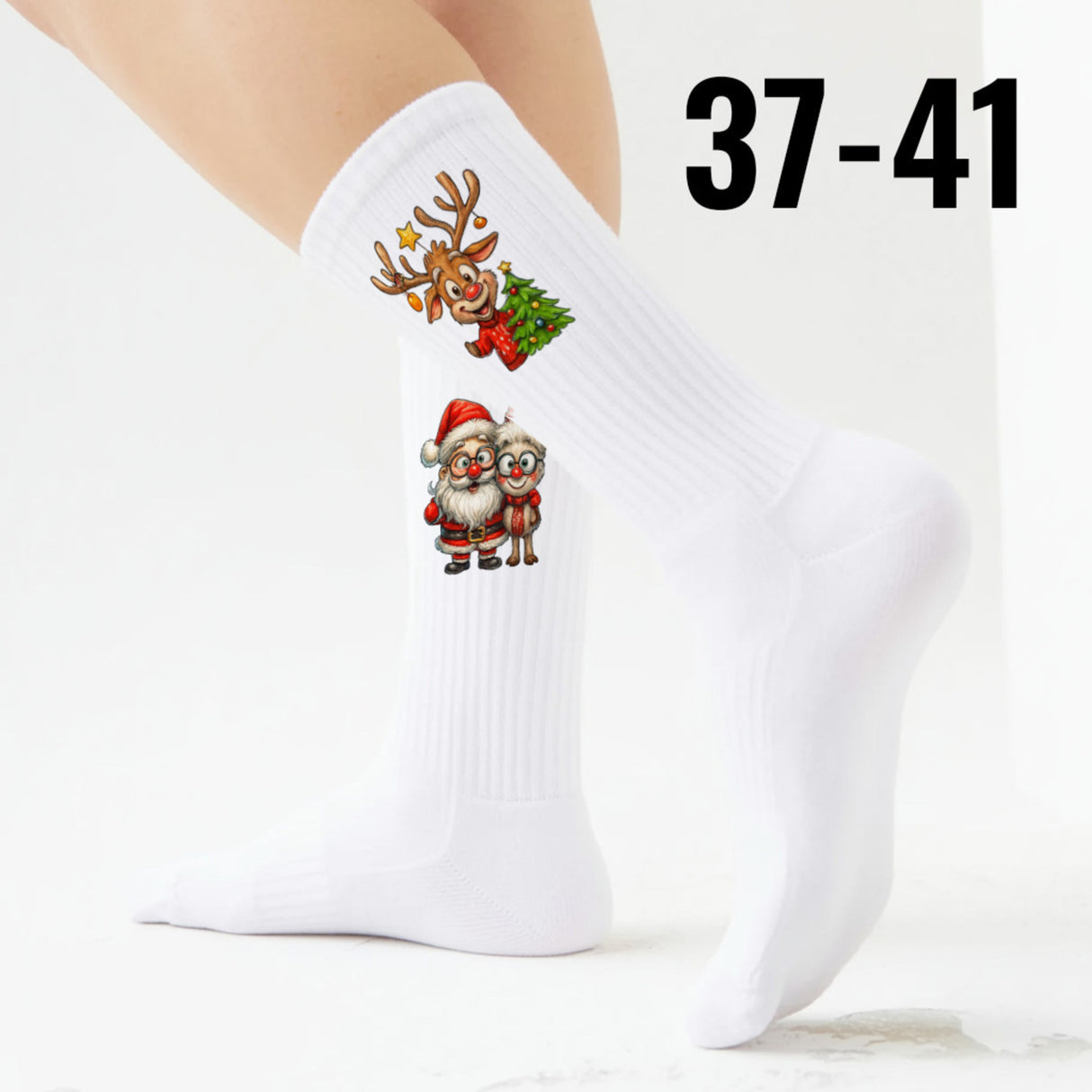 epicsocks Weihnachtsfreude Socken in 37-41 im 6er Set in Geschenkdose im 6er Set in Geschenkbox