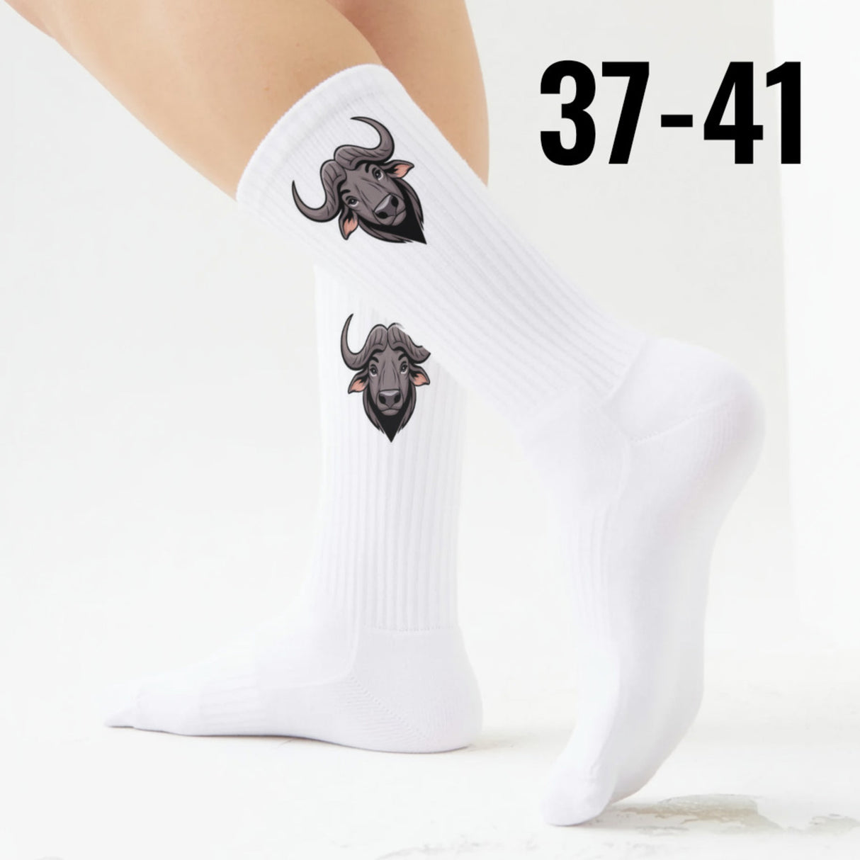 epicsocks Big Six Safari Büffel Socken in 37-41 im Paar