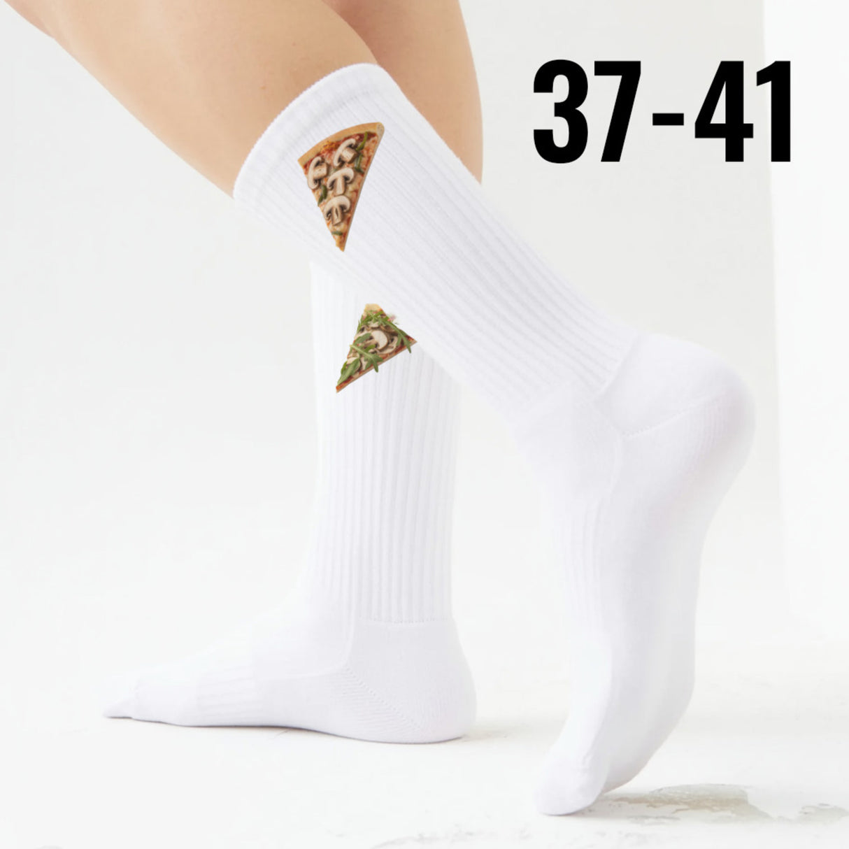 epicsocks Pizza Passion Veggie Pizzen Socken in 37-41 im Paar