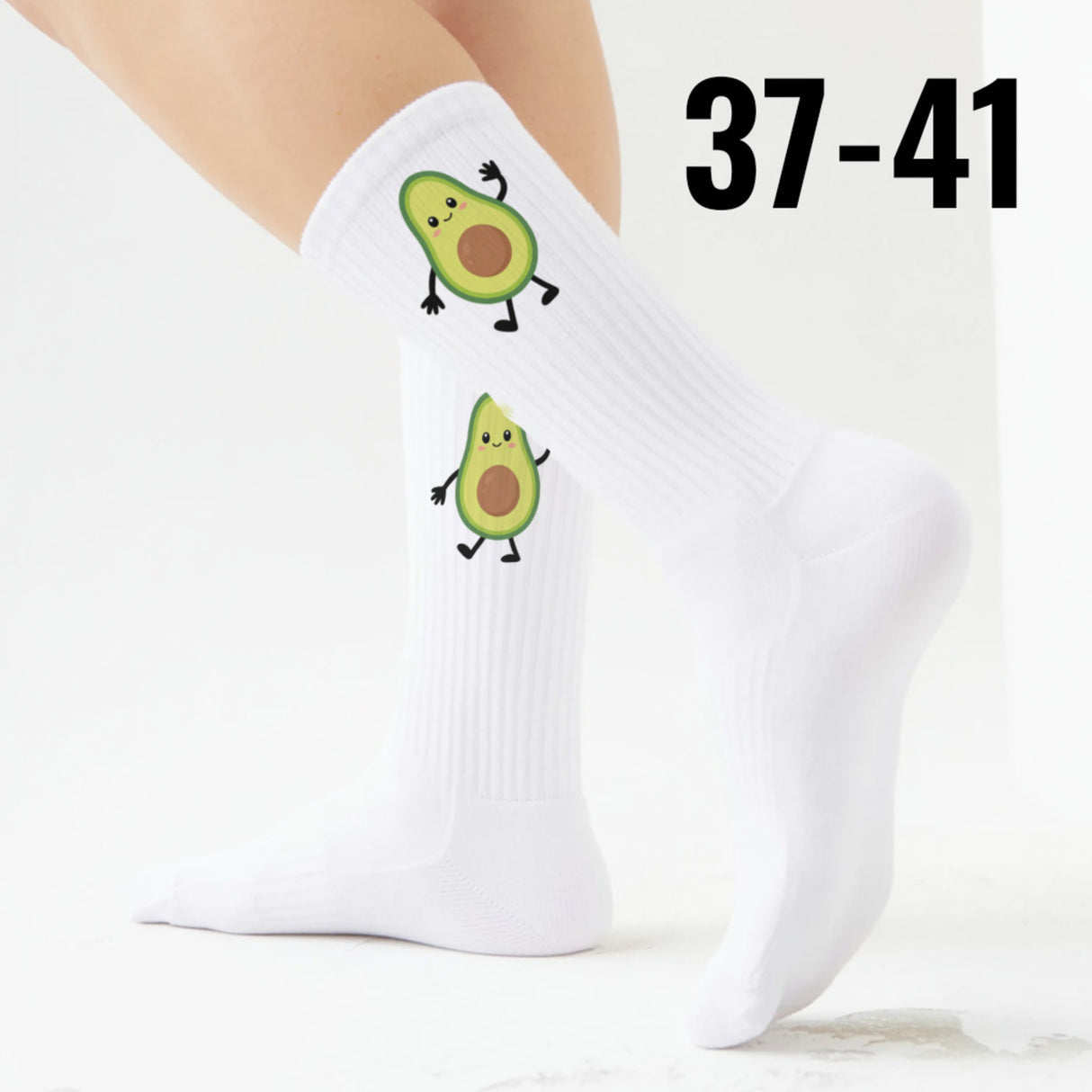 epicsocks Avocado Dreams Laufende Avocado Socken in 37-41 im Paar