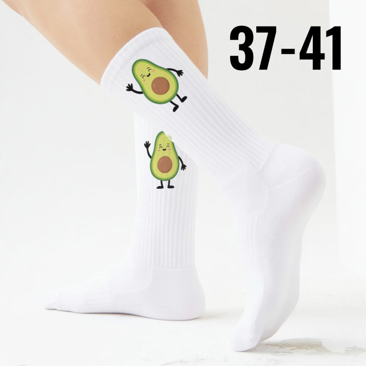 epicsocks Avocado Dreams Fröhliche Avocado Socken in 37-41 im Paar