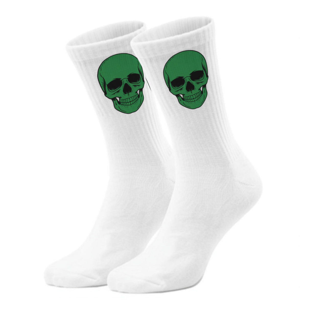 epicsocks Colorful Skulls Grüner Schädel Socken in 37-41 im Paar