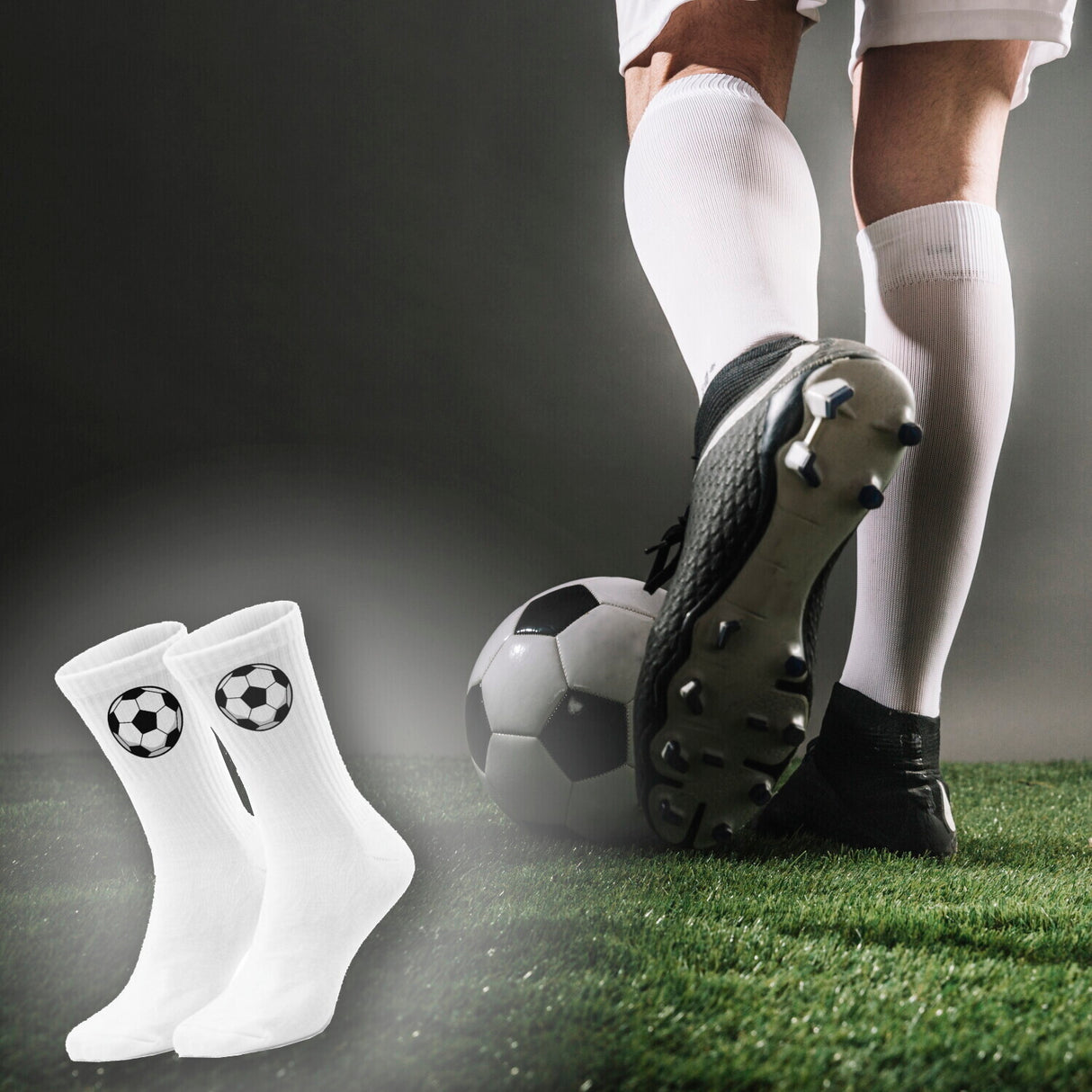 epicsocks BallFreunde Fußball Socken in 37-41 im Paar
