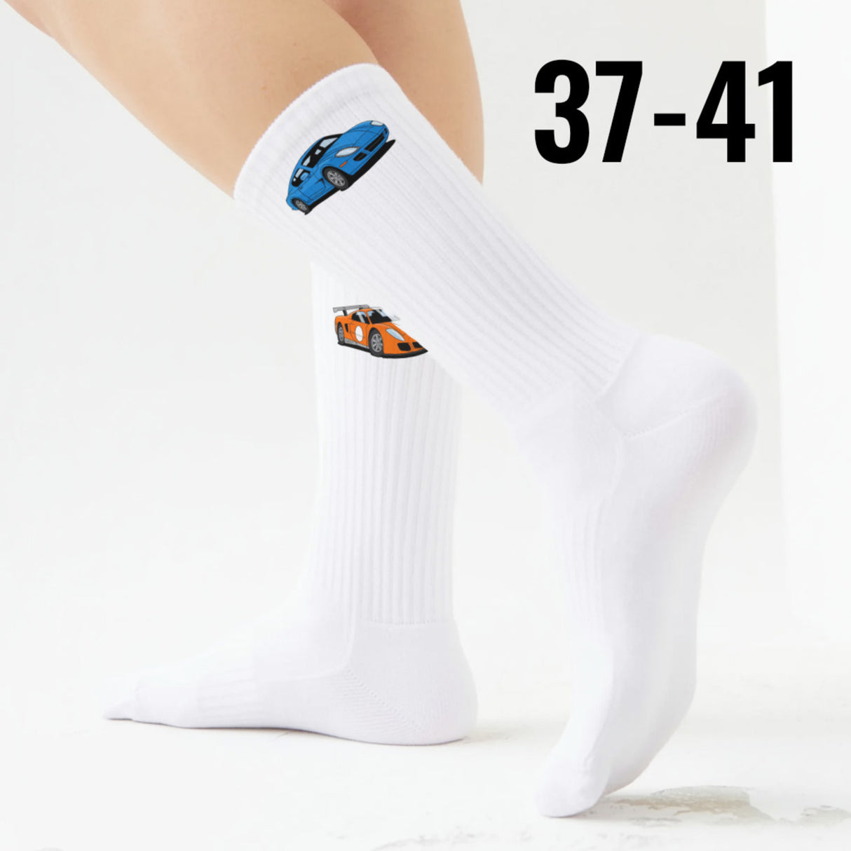 epicsocks Benzin im Blut Auto Sportwagen Socken in 37-41 im Paar