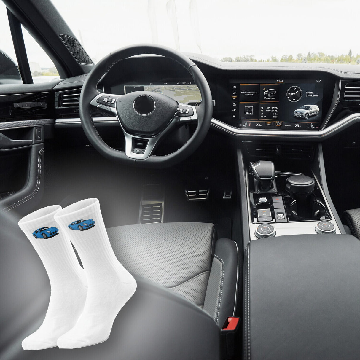 epicsocks Benzin im Blut Auto Sportwagen Socken in 37-41 im Paar