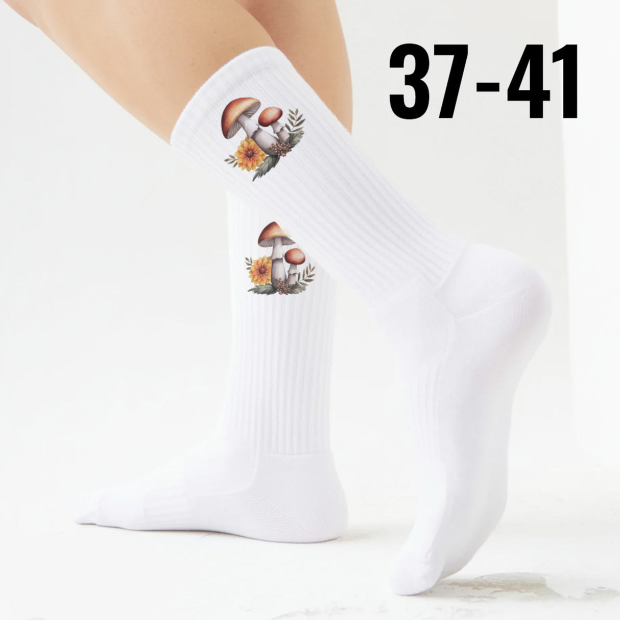 epicsocks Erntezauber Pilz und Sonnenblume Socken in 37-41 im Paar