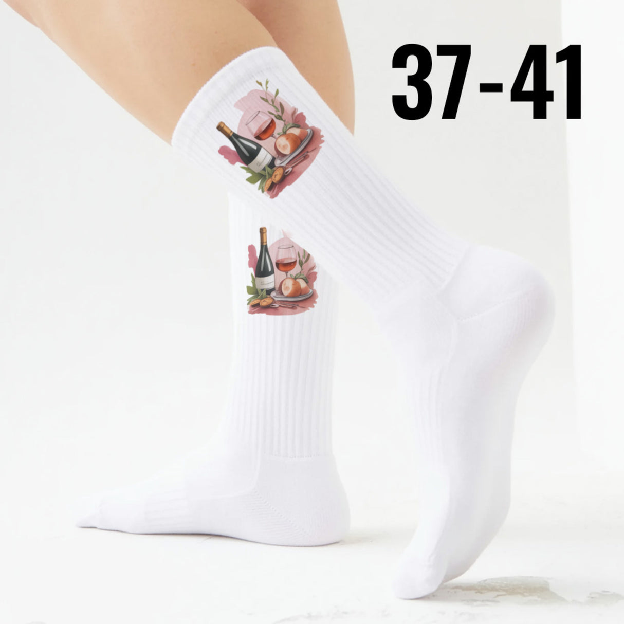 epicsocks WineWhisper Rotweinszene Socken in 37-41 im Paar