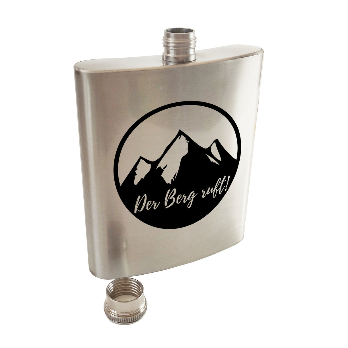 Der Berg ruft! Flachmann Berggipfel