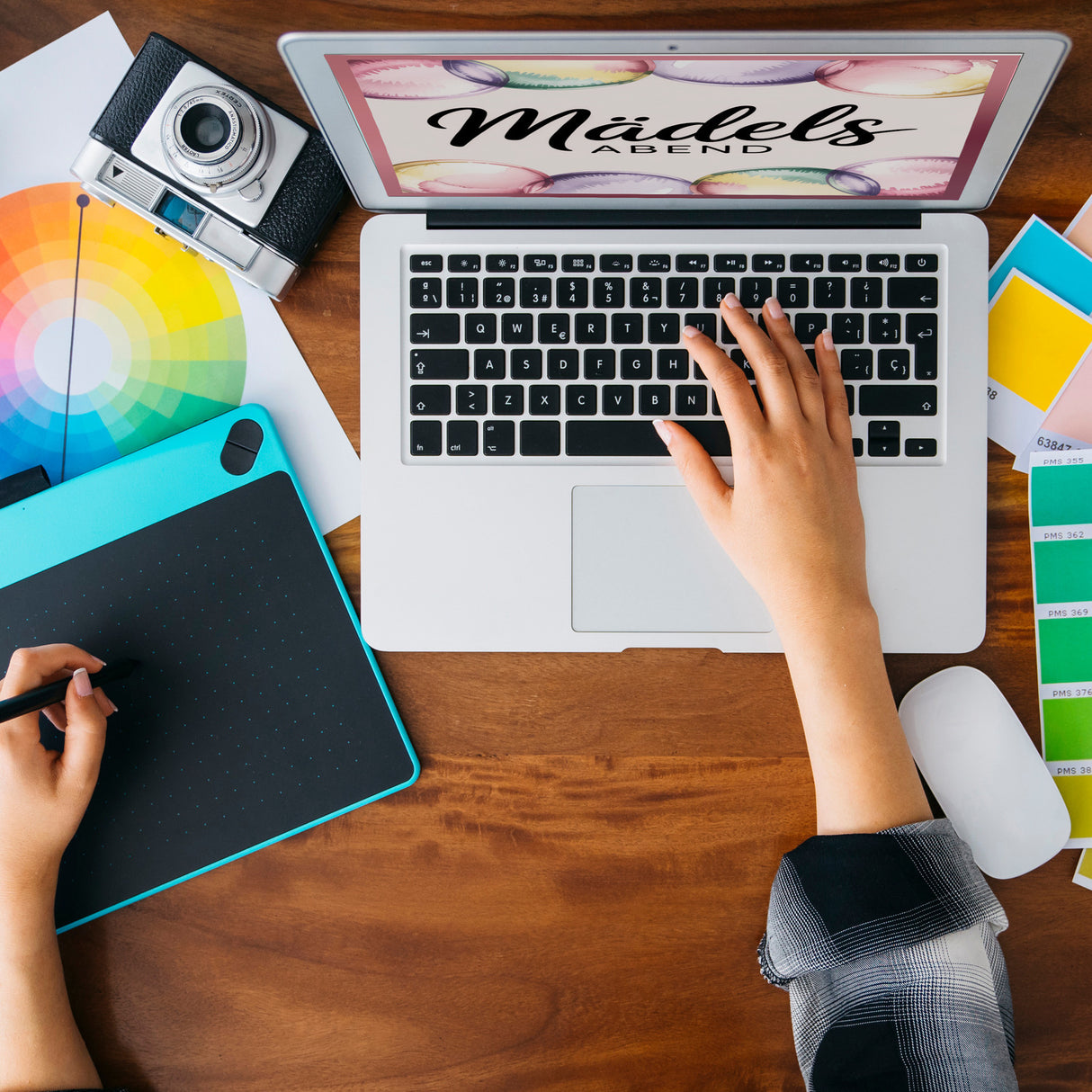 Mädelsabend Pastell Magnet