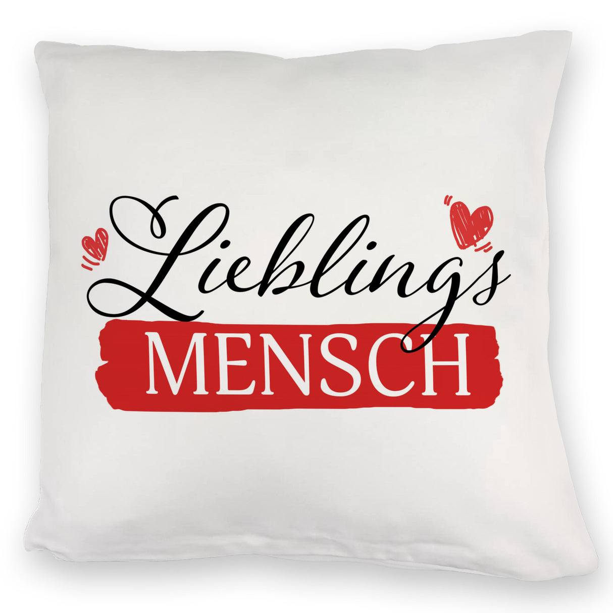 Liebster Mensch Kissen mit Lieblingsmensch Text