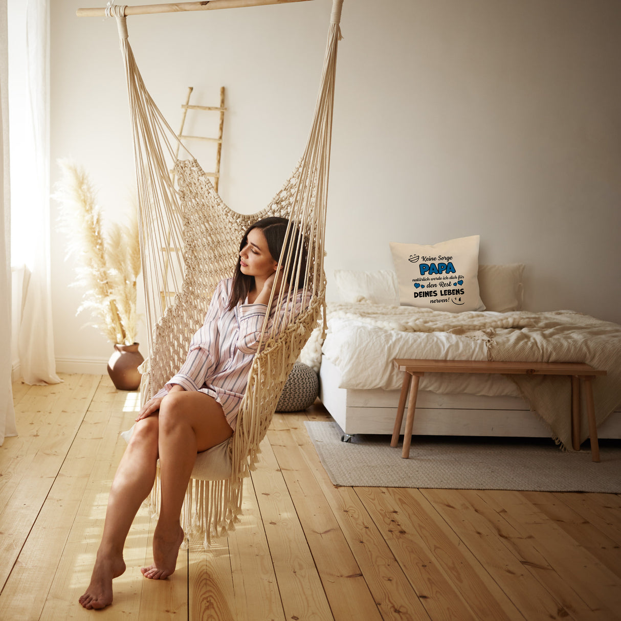 Papa werde dich für den Rest deines Lebens nerven! Kissen