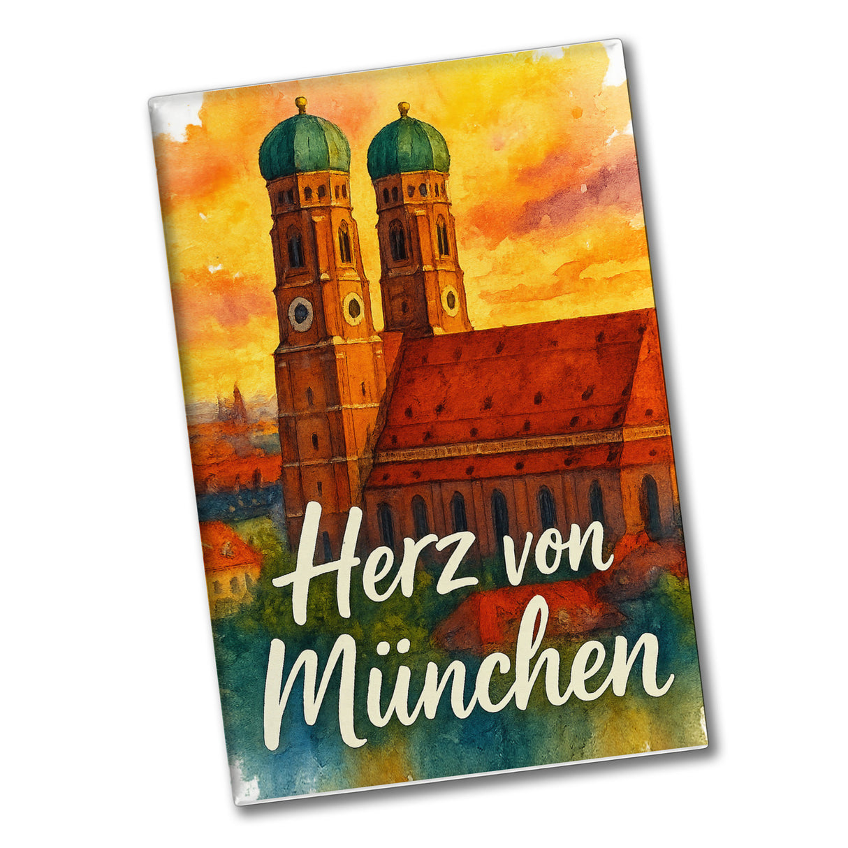 Münchner Frauenkirche Herz von München Souvenir Souvenir Magnet