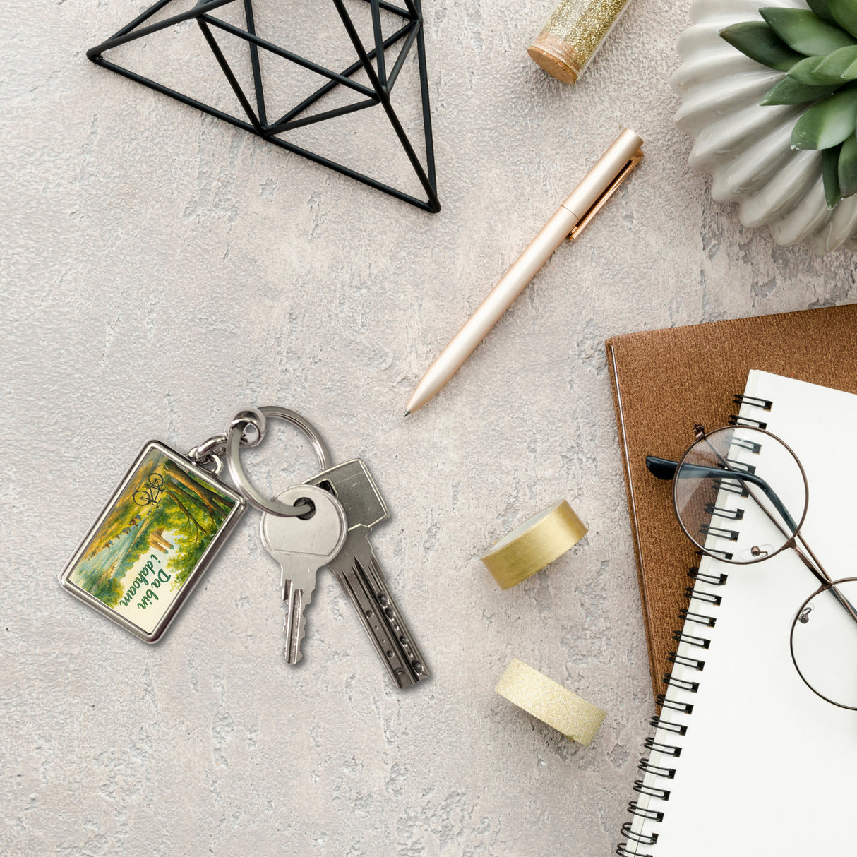 Münchner Frauenkirche Da bin i da hoam Schlüsselanhänger