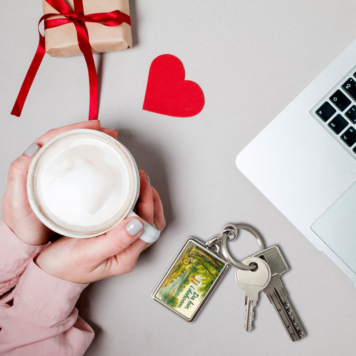 Münchner Frauenkirche Da bin i da hoam Schlüsselanhänger