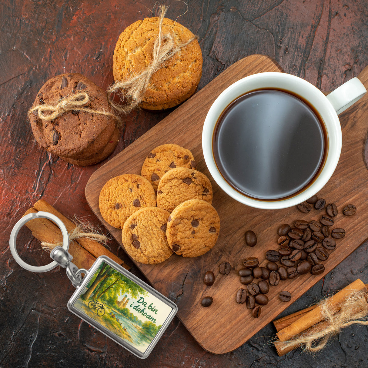 Münchner Frauenkirche Da bin i da hoam Schlüsselanhänger