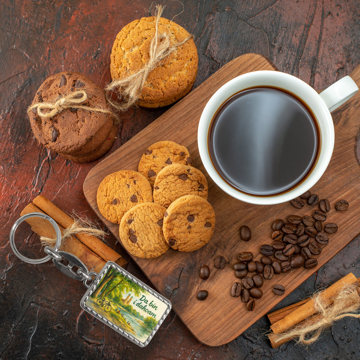 Münchner Frauenkirche Da bin i da hoam Schlüsselanhänger
