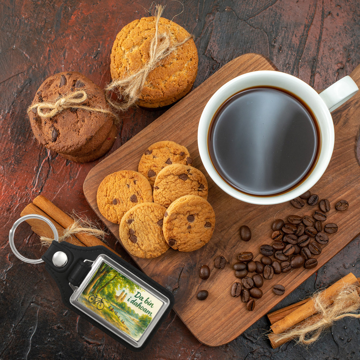 Münchner Frauenkirche Da bin i da hoam Schlüsselanhänger
