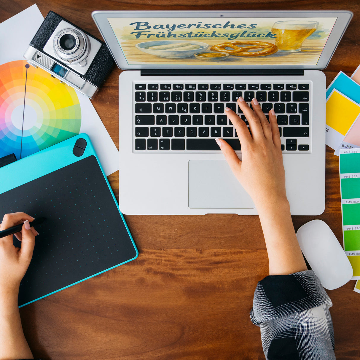 Bayerisches Frühstück Frühstücksglück Souvenir Souvenir Magnet