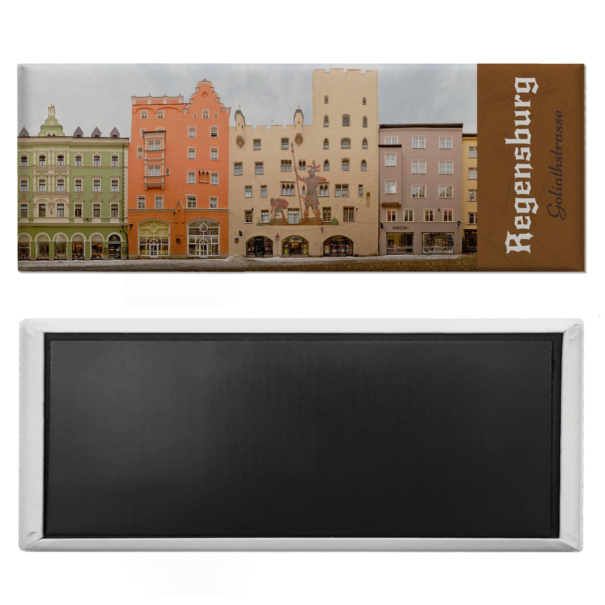 streetline Regensburg Goliathstrasse Panorama Souvenir Magnet