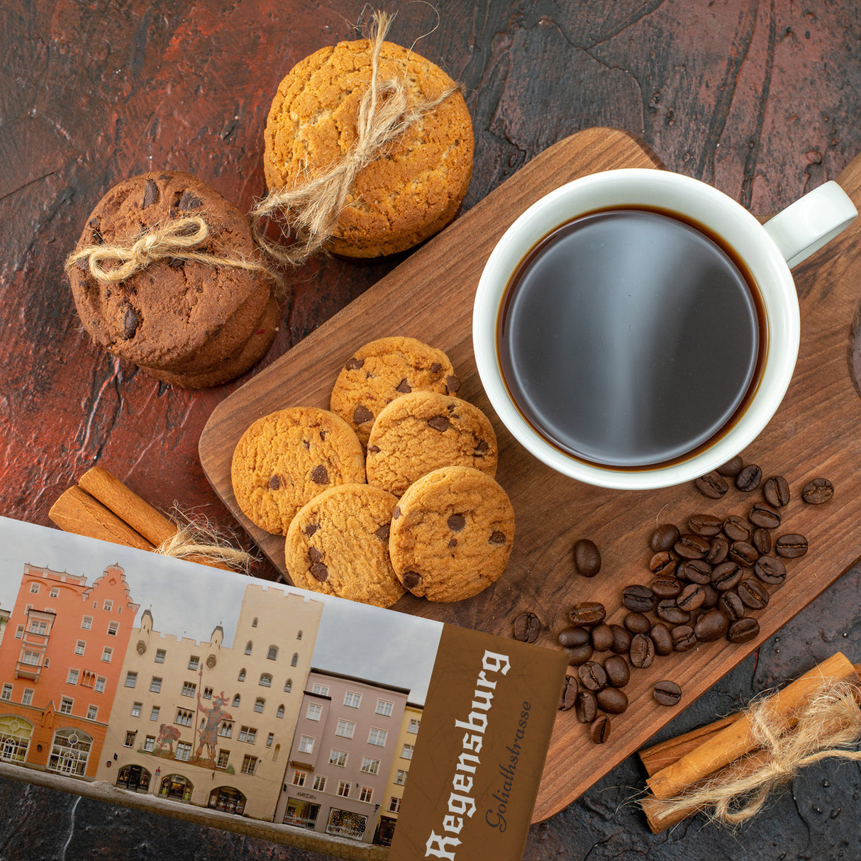 streetline Regensburg Goliathstrasse Panorama Souvenir Magnet