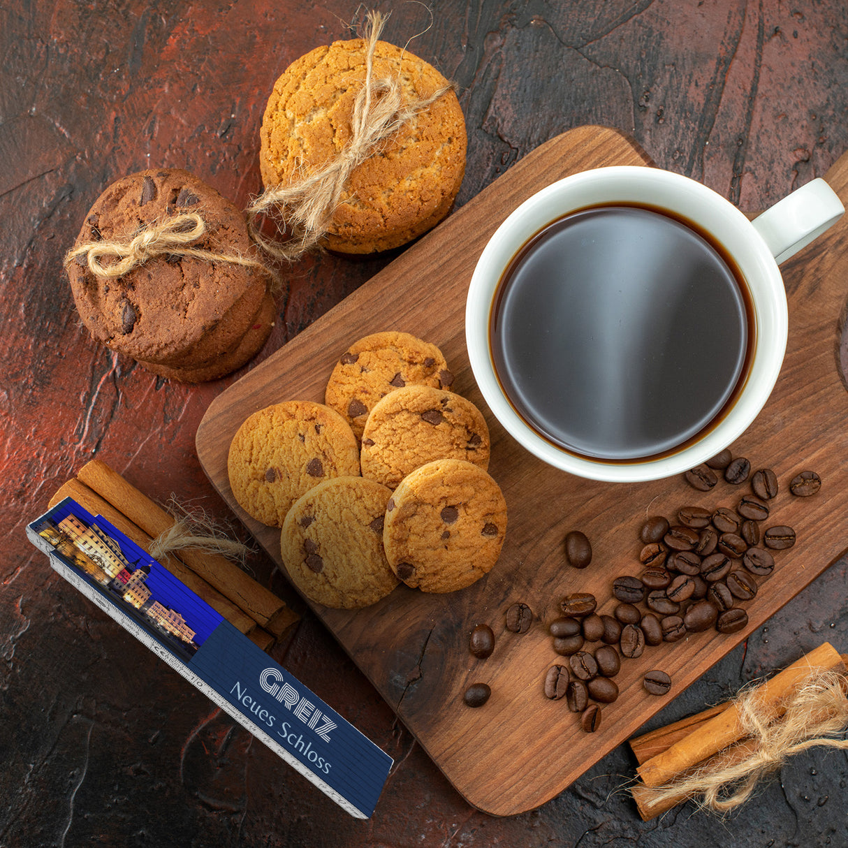 streetline Greiz Neues Schloss Meterstab aus Holz