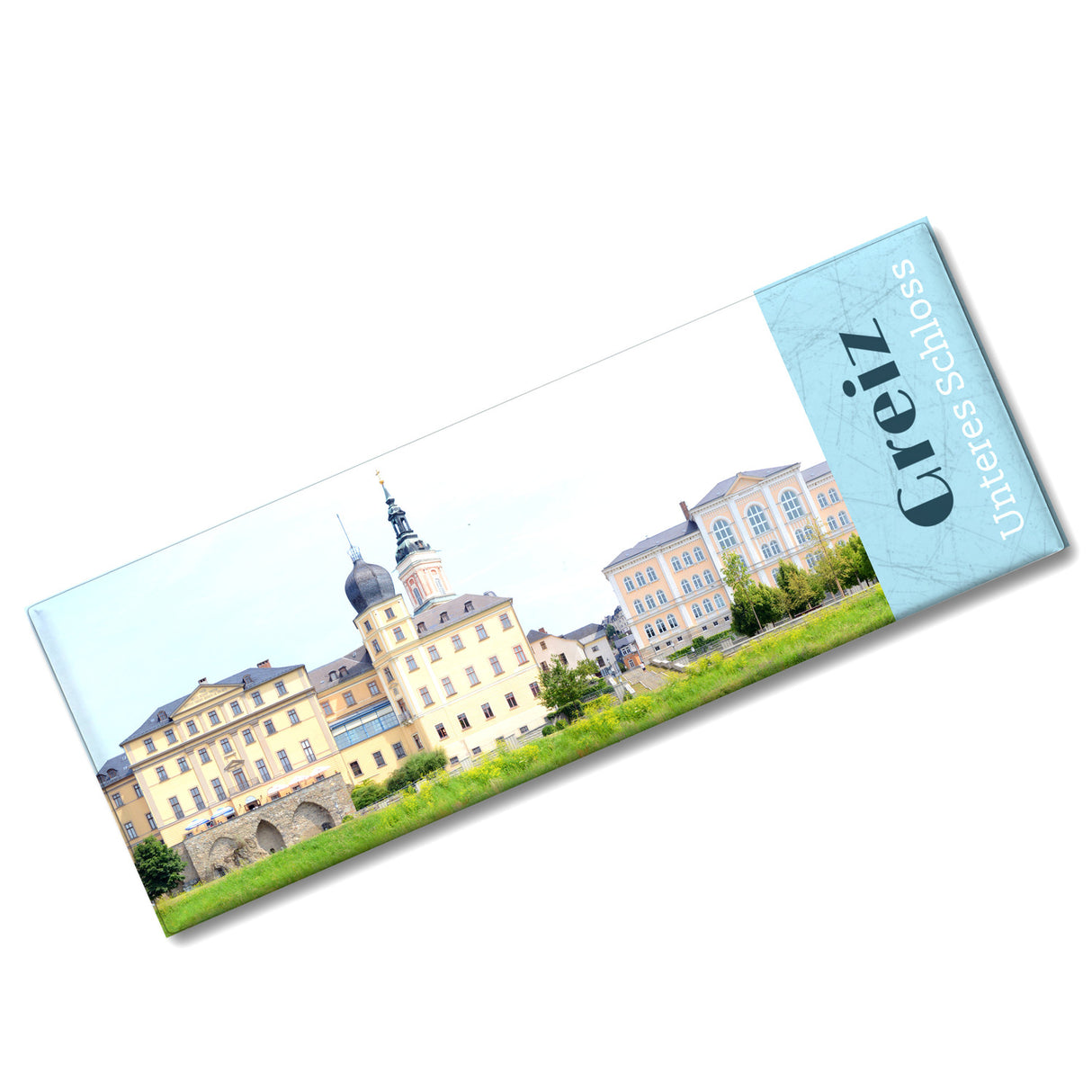 streetline Greiz Unteres Schloss Panorama Souvenir Magnet
